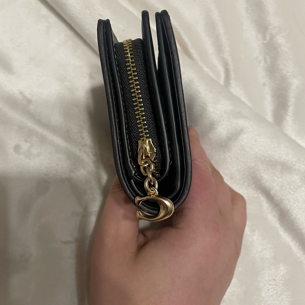 Coach Snap Wallet Brown Signature Chenille - Picture 5 of 10